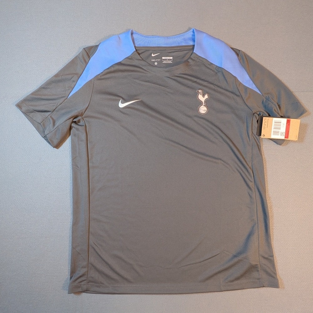 Tottenham Hotspur FC NIKE Dri FIT Short‎ Sleeve Soccer Training Top Mens L - Picture 3 of 6